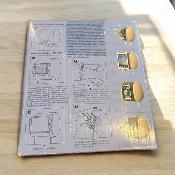 TFY Universal Car Headrest Mount – Black - Picture 2 of 3